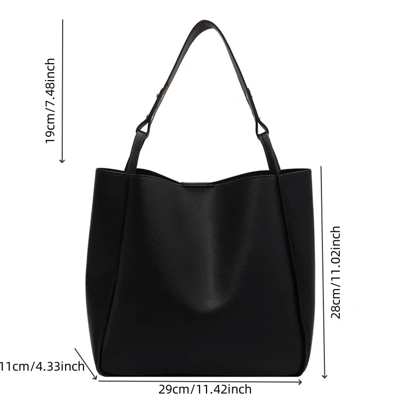 New Women Handbags PU Leather Shoulder Bags Shopping and Travel Bags Large Capacity Female's Bags